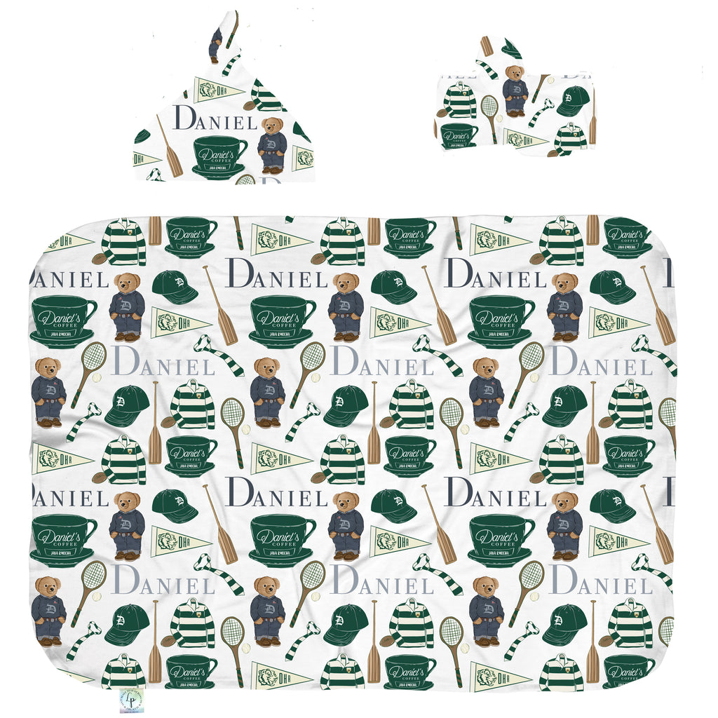 Polo Prep Swaddle Set