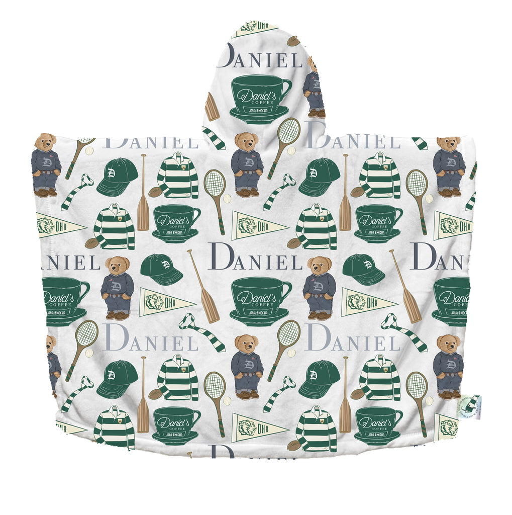 Polo Prep Personalized Hooded Towel