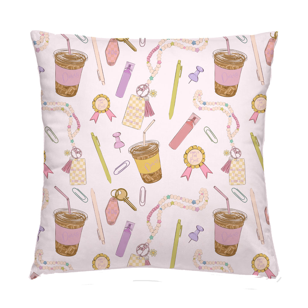 My Favorite Teacher Pillow