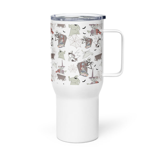 Night Night Travel mug with a handle