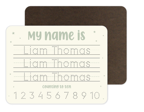 "My Name is" Kids Personalized Whiteboard (Multiple colors available)