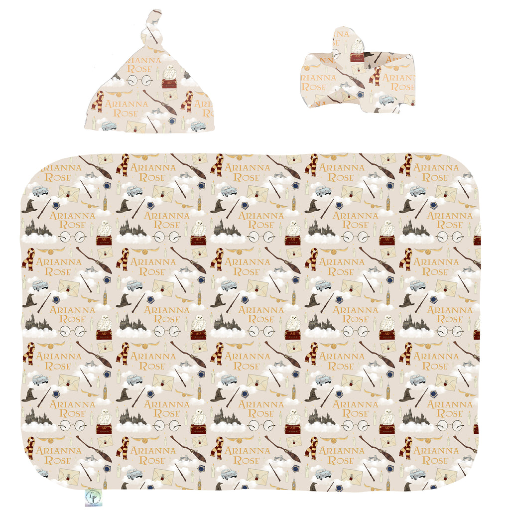 Little Wizard Swaddle Set