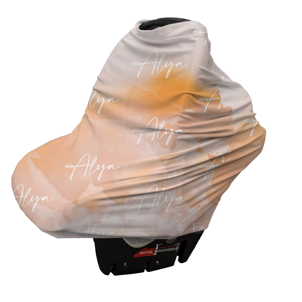 Peach Clouds Canopy Cover