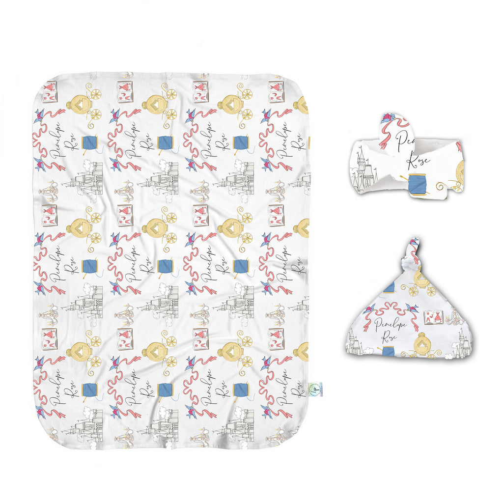 Clock Strikes Midnight Swaddle Set