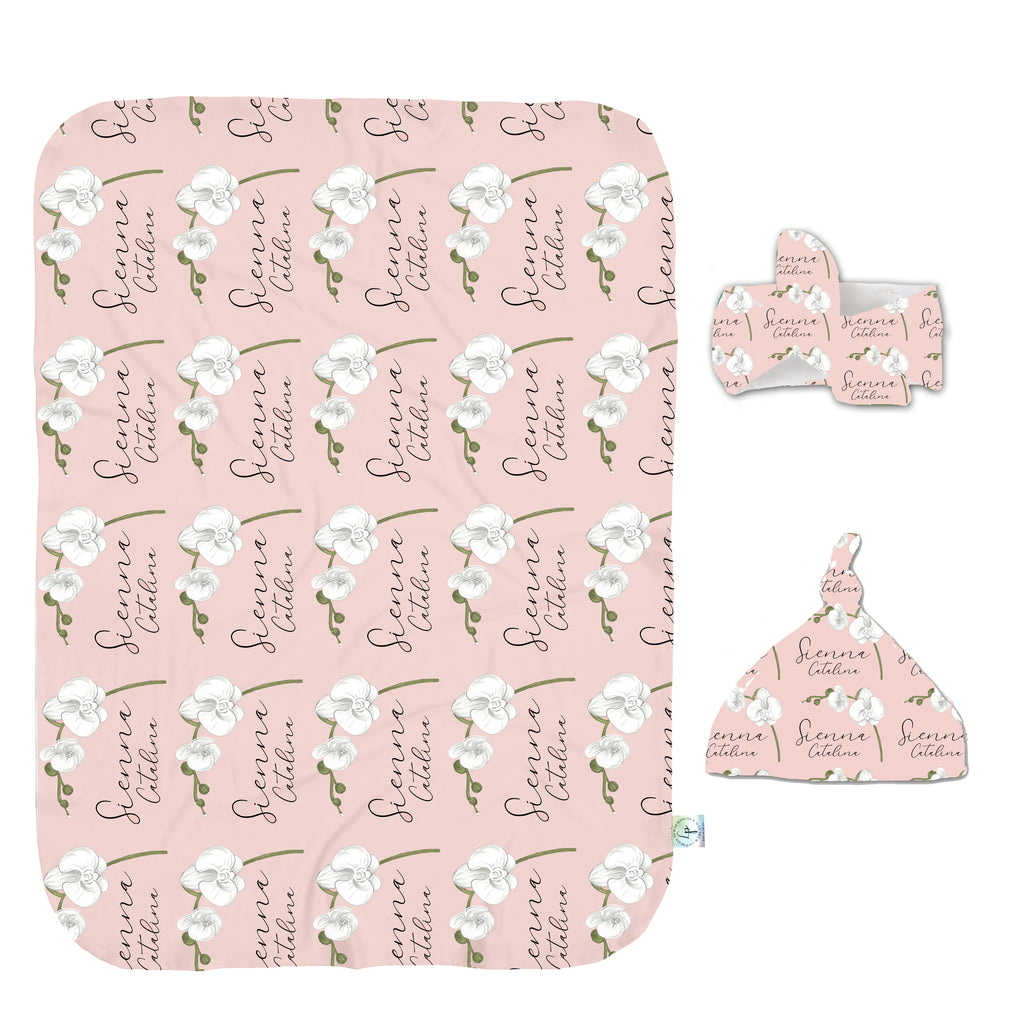 Growing Orchids Swaddle Set