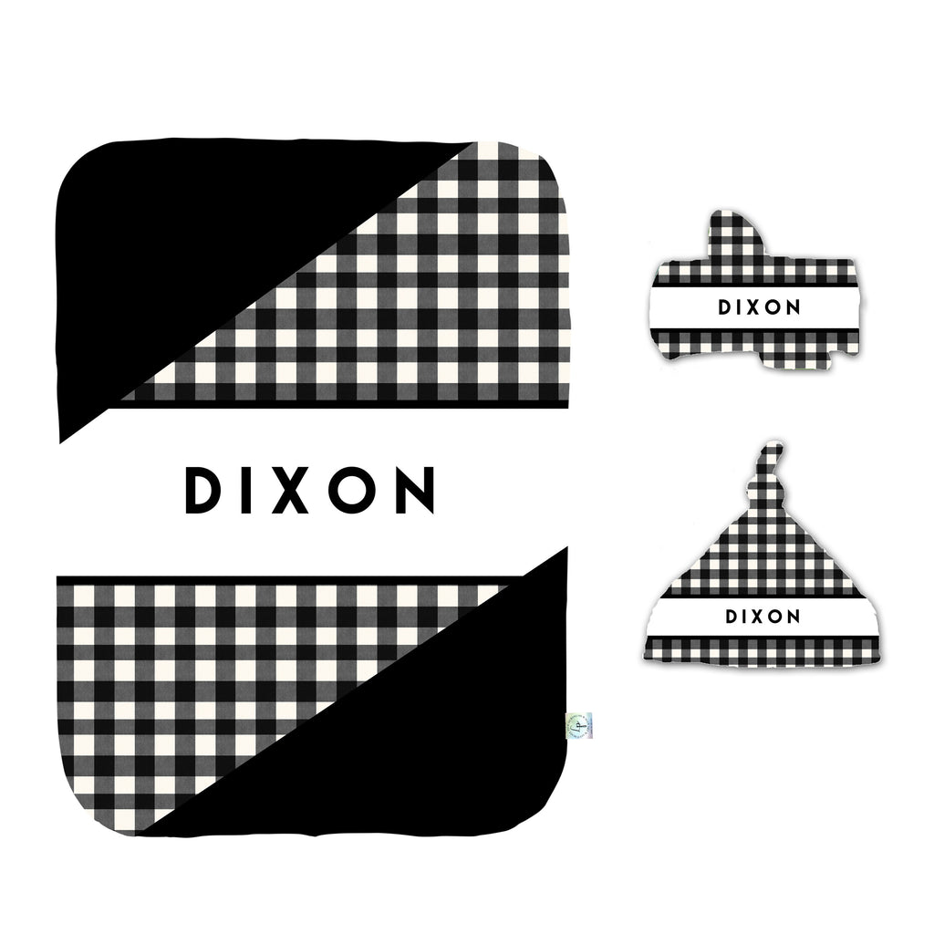 Plaid Me Swaddle Set