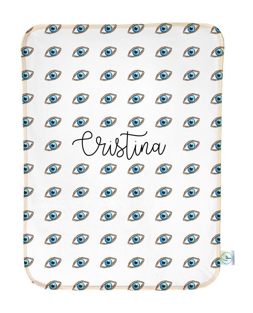 Evil eye Mal de ojo Blanket