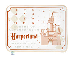 Ticket To Magic Milestone Blanket