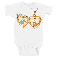 Hometown Locket Onesie