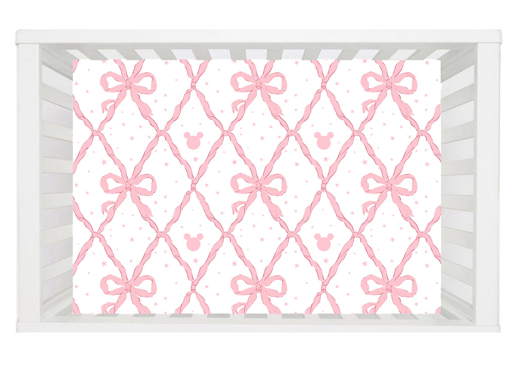 Elegant Mouse Crib Sheet