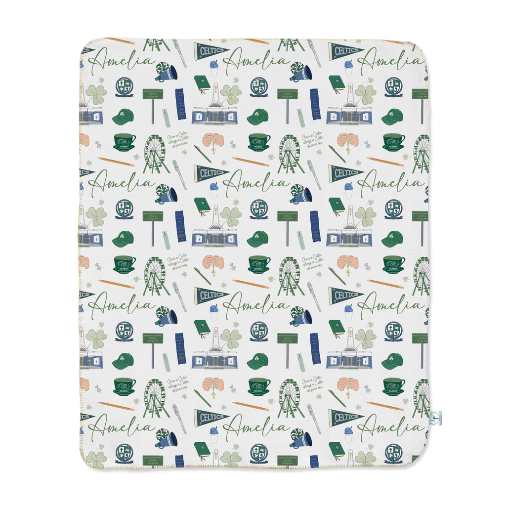 ICS School Legacy Blanket Cheerleading