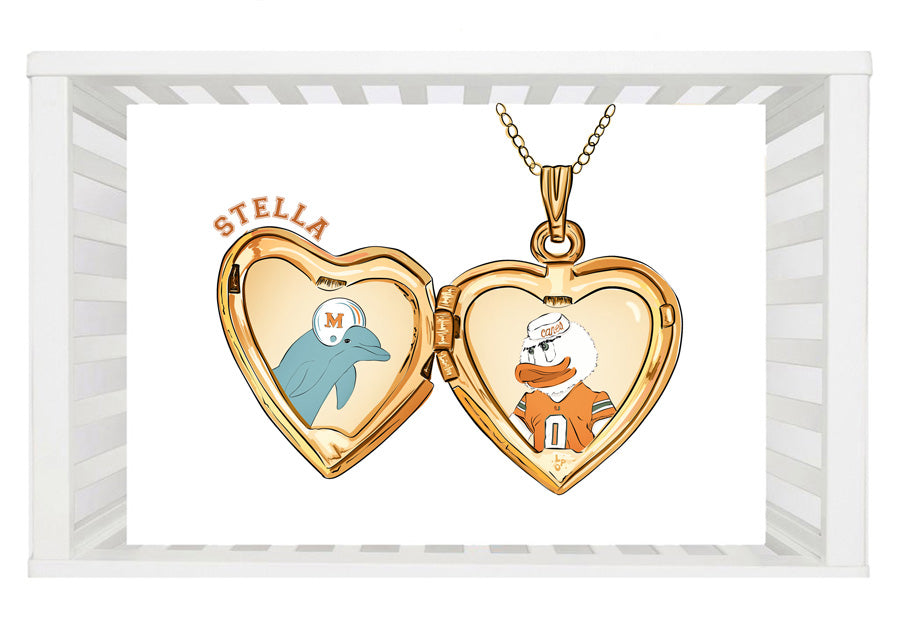 Hometown Locket Crib Sheet