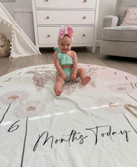Dandelion Lucky Milestone Blanket