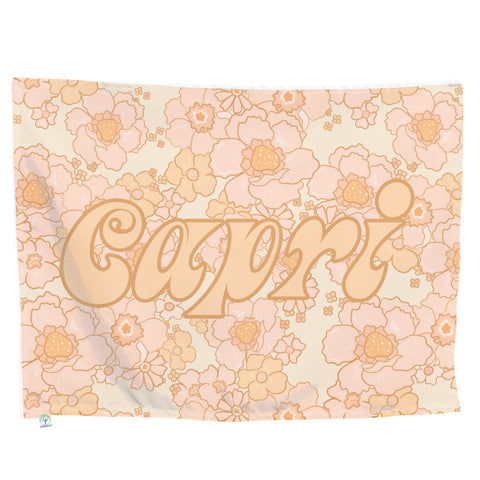 Groovy Bloom Banner Tapestry