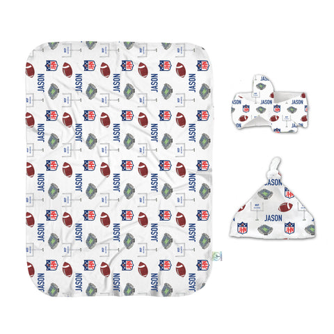 Touch Down Swaddle Set