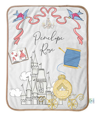 Clock Strikes Midnight Personalized Blanket