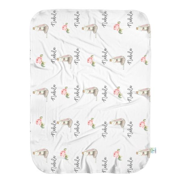 Some bunny loves you "welcome home" swaddle set