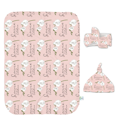 Growing Orchids Swaddle Set