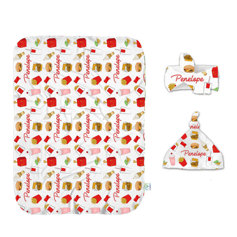 Happy Meal Swaddle Set